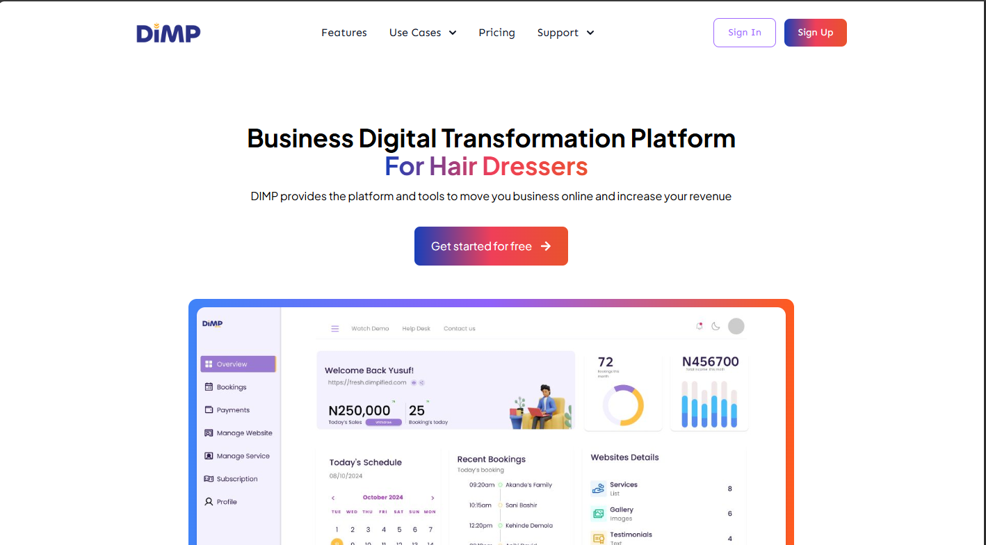 Dimpified project