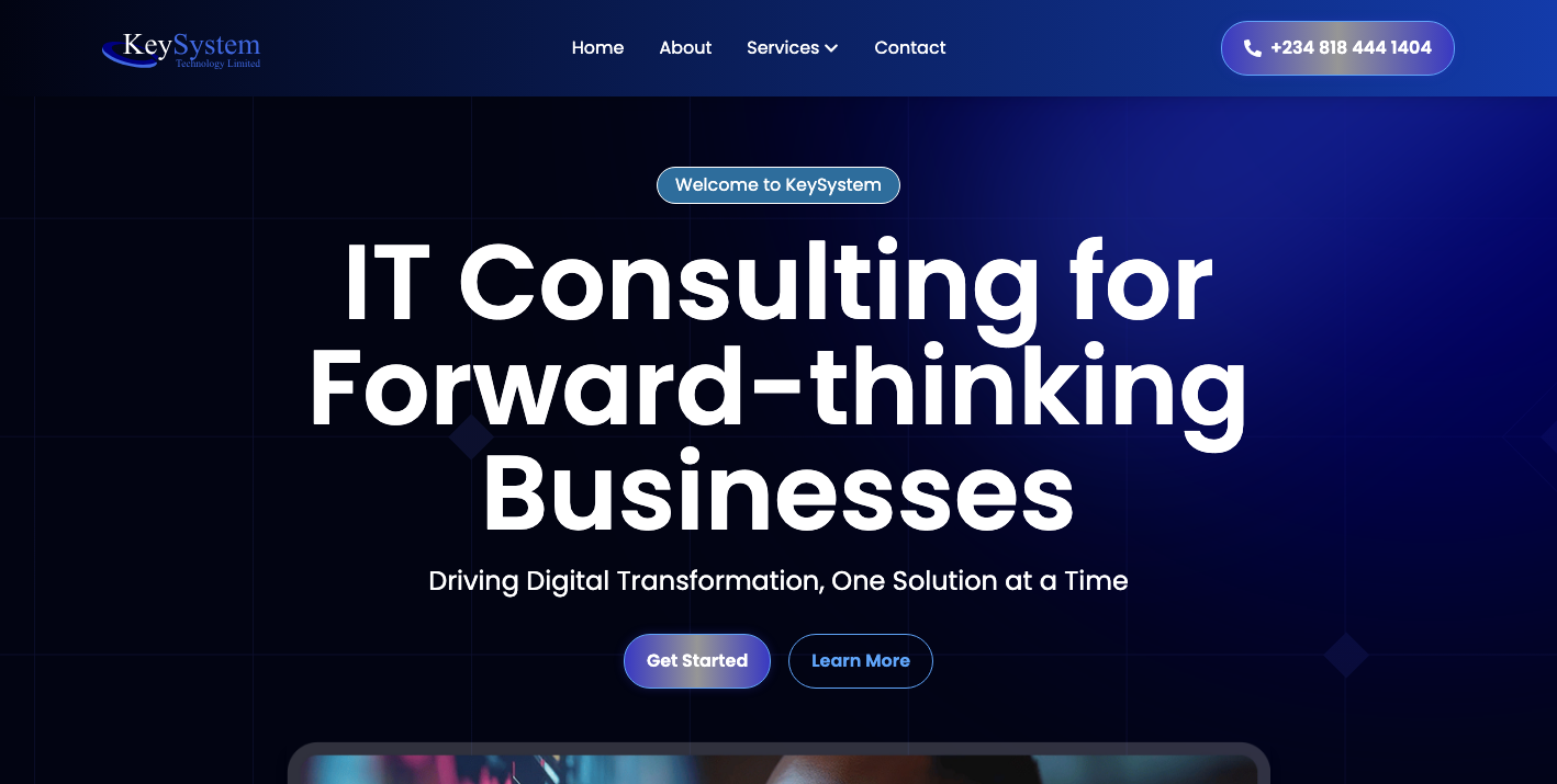 KeySystem Technology — Corporate site for an IT consulting firm